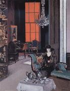 Francis Campbell Boileau Cadell The Orange Blind china oil painting artist